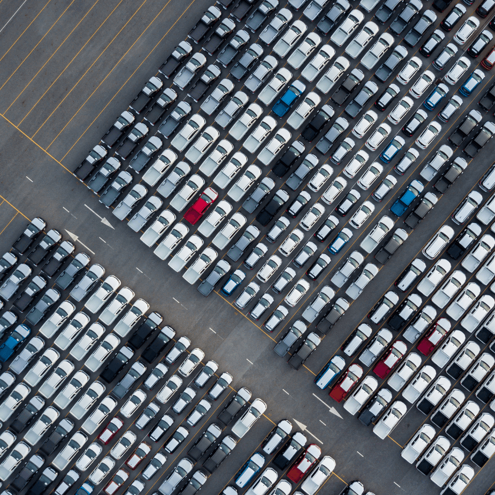 cars-parked-by-lots-aerial cars-parked-by-lots-aerial
