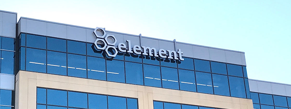 Element building signage